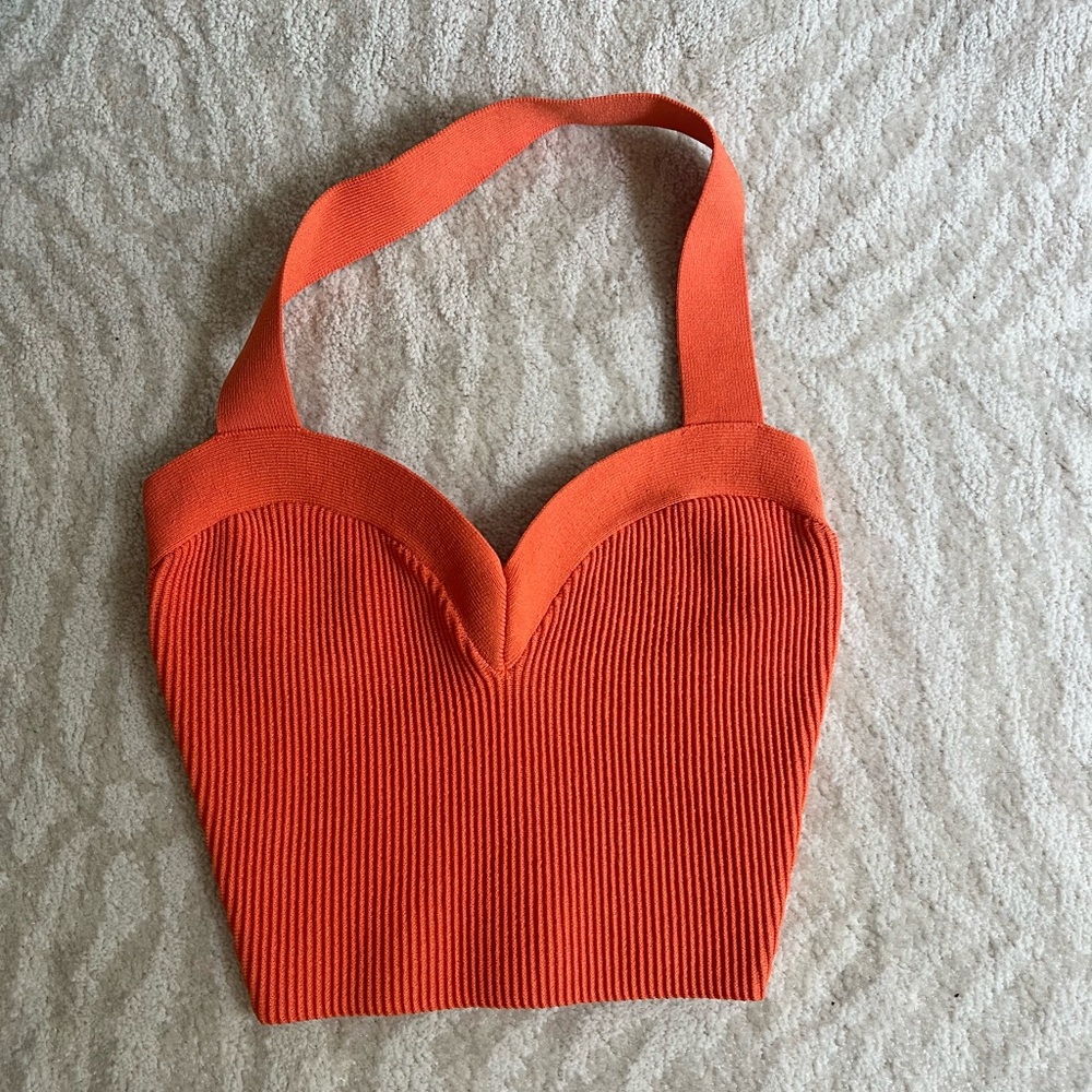 Aritzia orange top